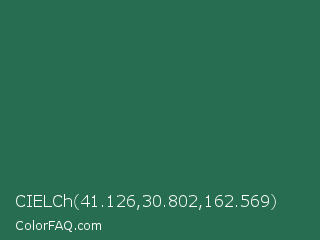 CIELCh 41.126,30.802,162.569 Color Image