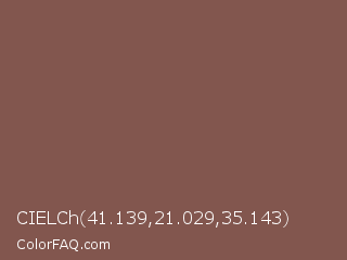 CIELCh 41.139,21.029,35.143 Color Image