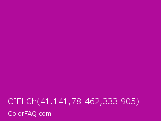 CIELCh 41.141,78.462,333.905 Color Image