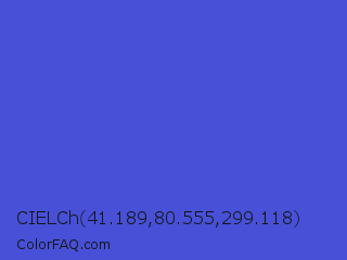 CIELCh 41.189,80.555,299.118 Color Image
