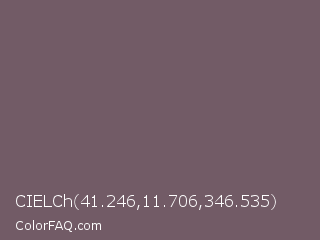CIELCh 41.246,11.706,346.535 Color Image