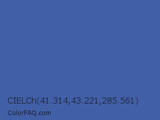 CIELCh 41.314,43.221,285.561 Color Image