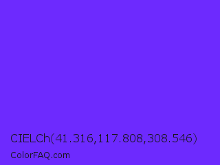 CIELCh 41.316,117.808,308.546 Color Image