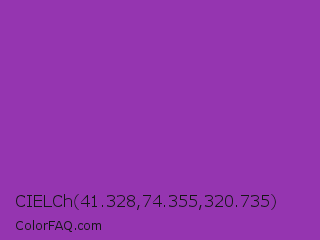CIELCh 41.328,74.355,320.735 Color Image