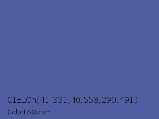 CIELCh 41.331,40.558,290.491 Color Image