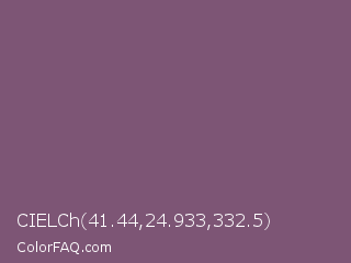 CIELCh 41.44,24.933,332.5 Color Image