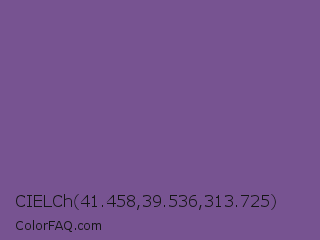 CIELCh 41.458,39.536,313.725 Color Image