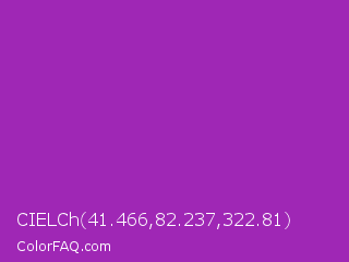 CIELCh 41.466,82.237,322.81 Color Image