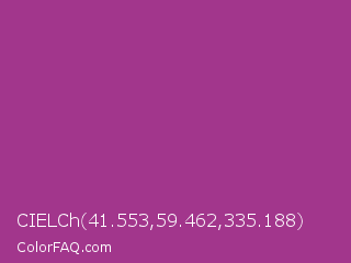 CIELCh 41.553,59.462,335.188 Color Image