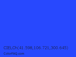 CIELCh 41.598,106.721,300.645 Color Image