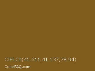 CIELCh 41.611,41.137,78.94 Color Image