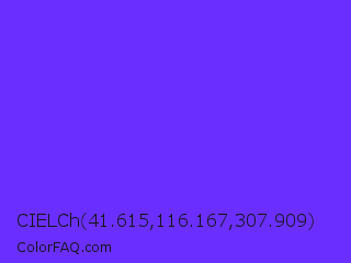 CIELCh 41.615,116.167,307.909 Color Image