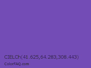 CIELCh 41.625,64.283,308.443 Color Image