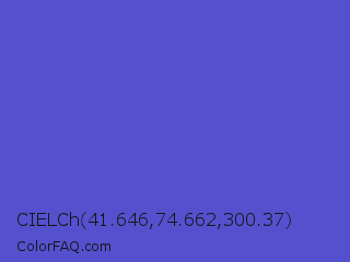 CIELCh 41.646,74.662,300.37 Color Image