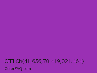 CIELCh 41.656,78.419,321.464 Color Image