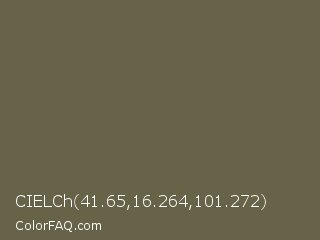 CIELCh 41.65,16.264,101.272 Color Image