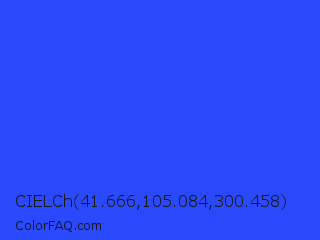 CIELCh 41.666,105.084,300.458 Color Image