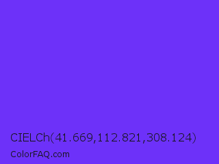 CIELCh 41.669,112.821,308.124 Color Image