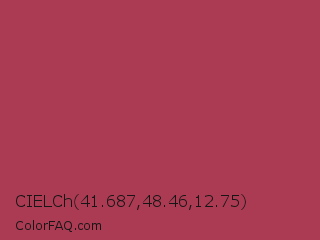 CIELCh 41.687,48.46,12.75 Color Image