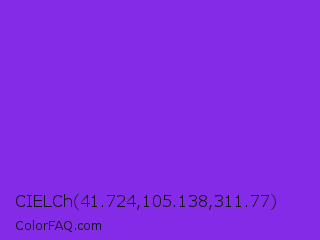 CIELCh 41.724,105.138,311.77 Color Image