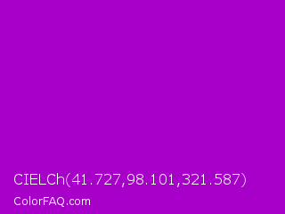 CIELCh 41.727,98.101,321.587 Color Image