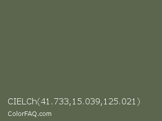 CIELCh 41.733,15.039,125.021 Color Image