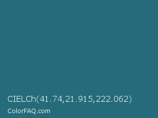 CIELCh 41.74,21.915,222.062 Color Image