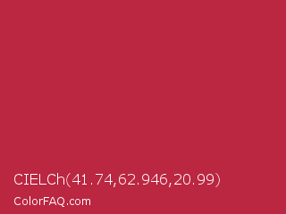 CIELCh 41.74,62.946,20.99 Color Image