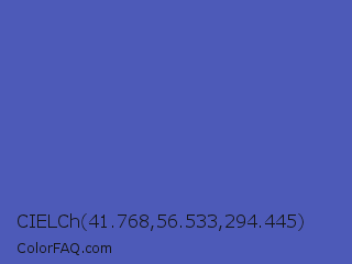 CIELCh 41.768,56.533,294.445 Color Image