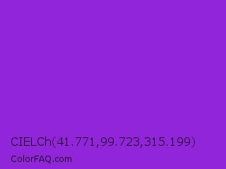 CIELCh 41.771,99.723,315.199 Color Image