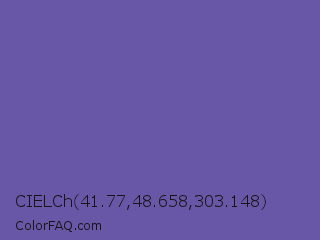 CIELCh 41.77,48.658,303.148 Color Image