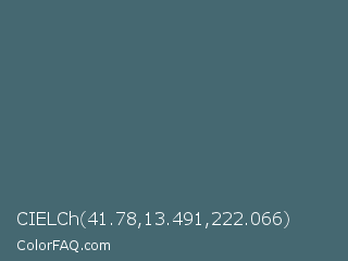CIELCh 41.78,13.491,222.066 Color Image
