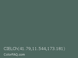 CIELCh 41.79,11.544,173.181 Color Image