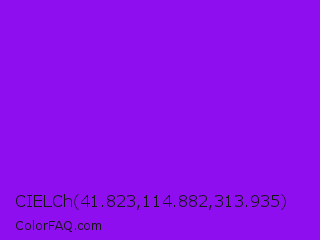 CIELCh 41.823,114.882,313.935 Color Image