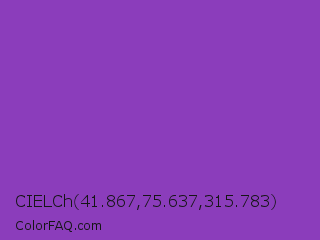 CIELCh 41.867,75.637,315.783 Color Image