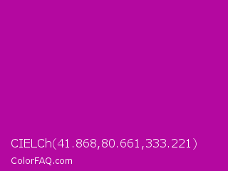 CIELCh 41.868,80.661,333.221 Color Image