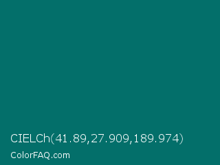 CIELCh 41.89,27.909,189.974 Color Image