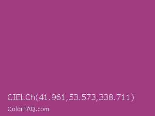 CIELCh 41.961,53.573,338.711 Color Image