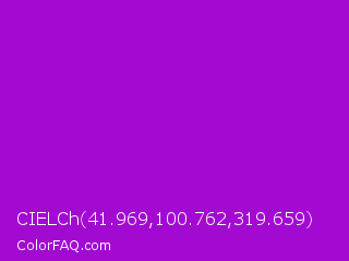 CIELCh 41.969,100.762,319.659 Color Image