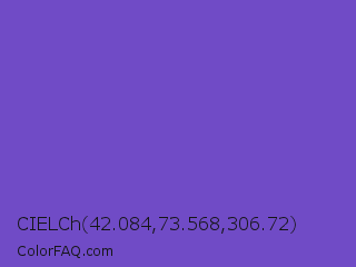 CIELCh 42.084,73.568,306.72 Color Image
