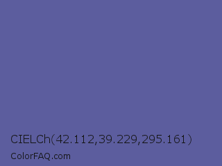 CIELCh 42.112,39.229,295.161 Color Image