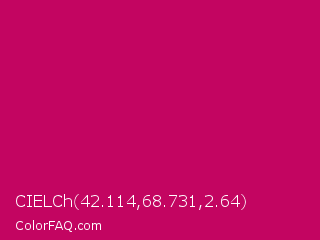 CIELCh 42.114,68.731,2.64 Color Image