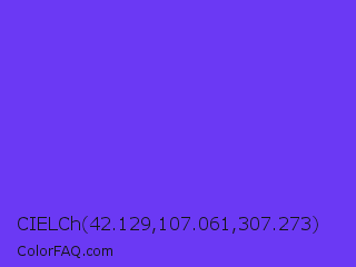 CIELCh 42.129,107.061,307.273 Color Image
