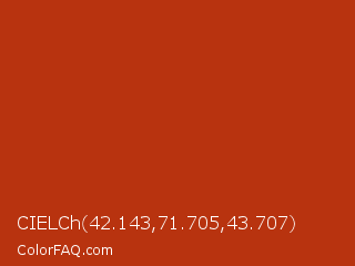 CIELCh 42.143,71.705,43.707 Color Image