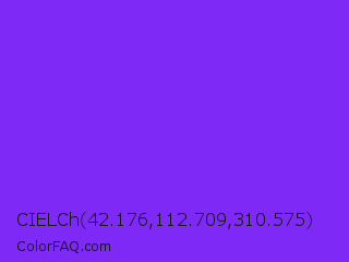 CIELCh 42.176,112.709,310.575 Color Image