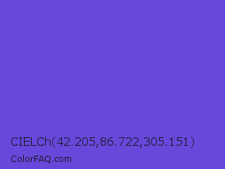 CIELCh 42.205,86.722,305.151 Color Image