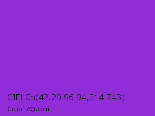 CIELCh 42.29,96.94,314.743 Color Image