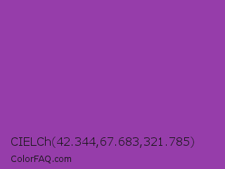 CIELCh 42.344,67.683,321.785 Color Image