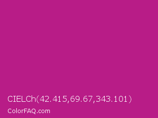 CIELCh 42.415,69.67,343.101 Color Image