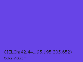 CIELCh 42.441,95.195,305.652 Color Image